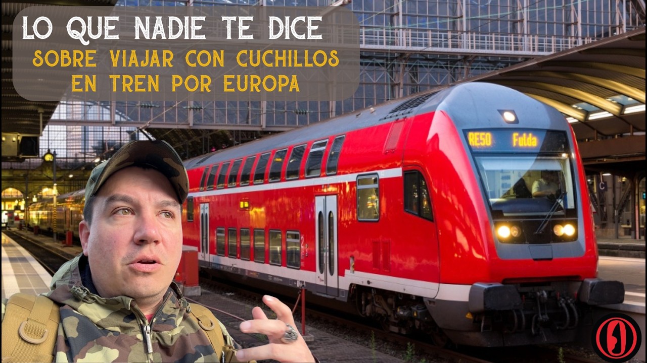 ¿Puedo viajar con cuchillos en tren por Europa? Guía real 2025
