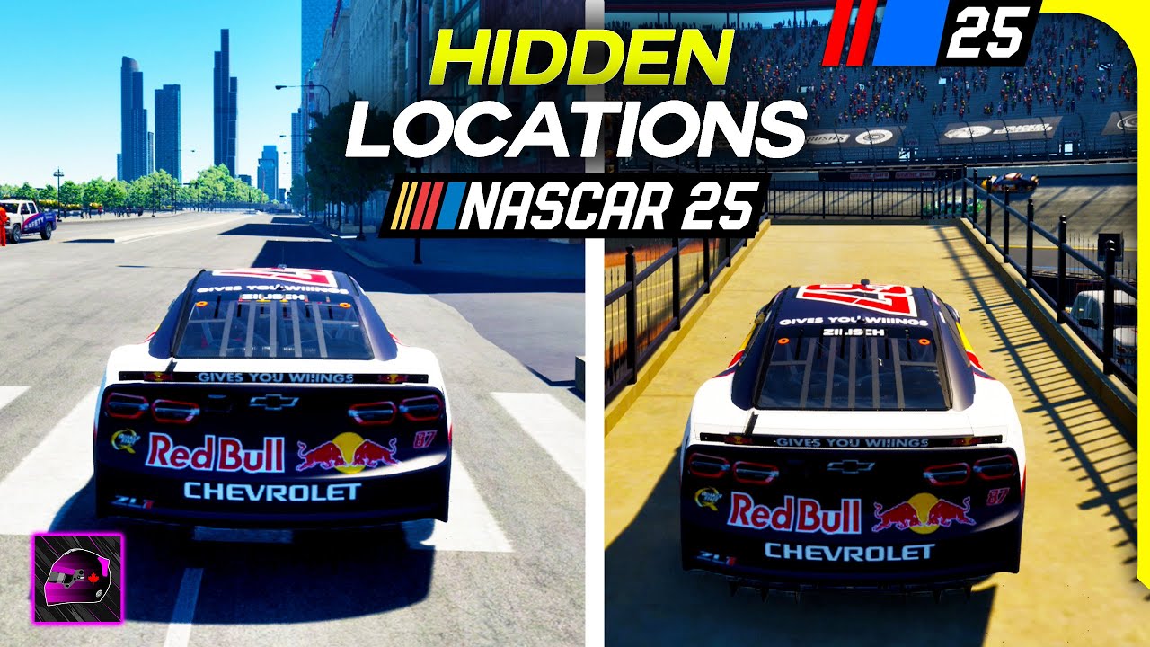 NASCAR 25 скрытых локаций