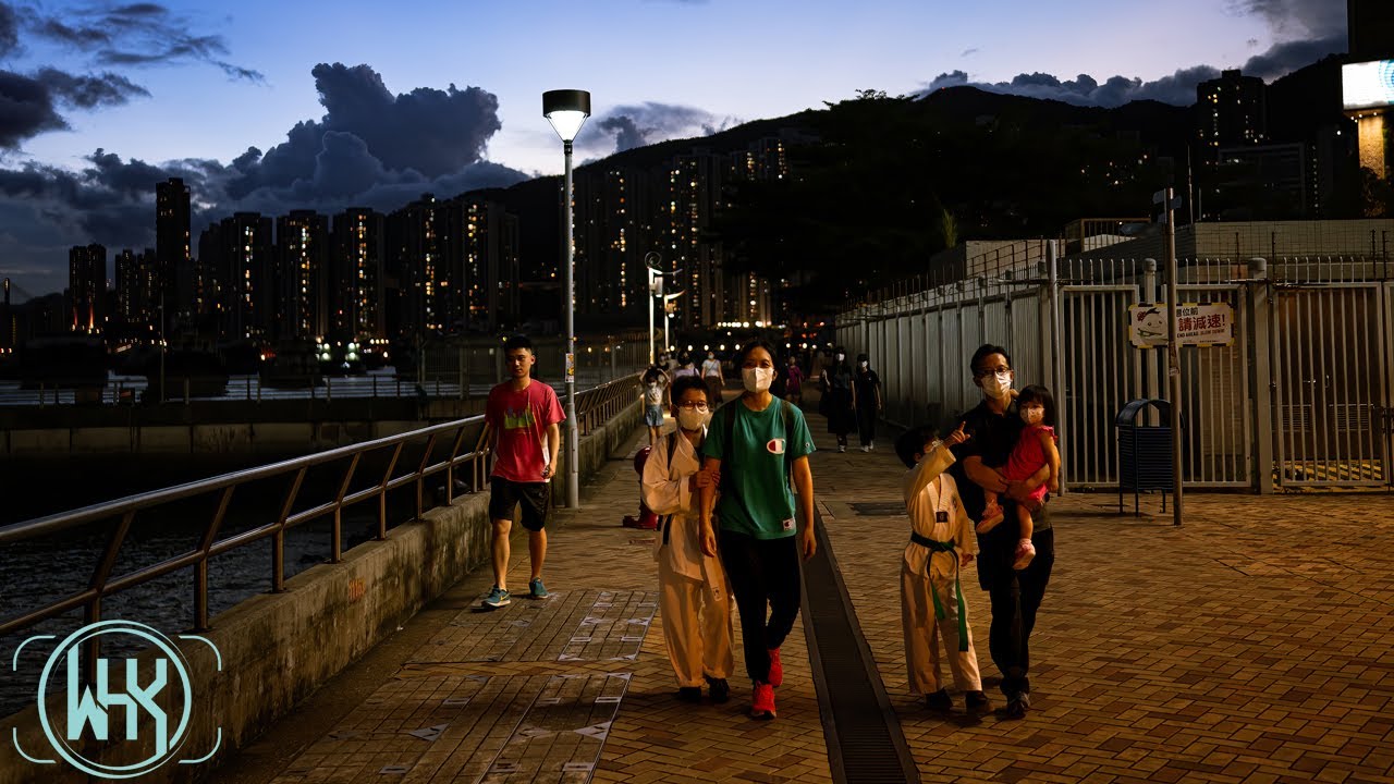 Tsuen Wan Waterfront at Dusk, Hong Kong [Walker HK]