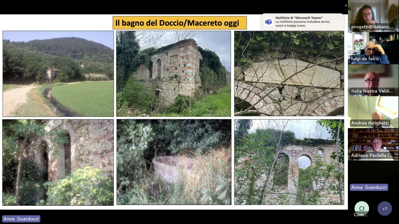 Bagni di Petriolo: l'intervento di Anna Guarducci nel webinar del 23 maggio 2023