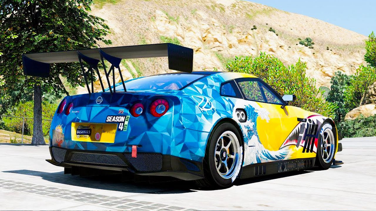 NISSAN GTR-GT3 SUR GTA 5 !