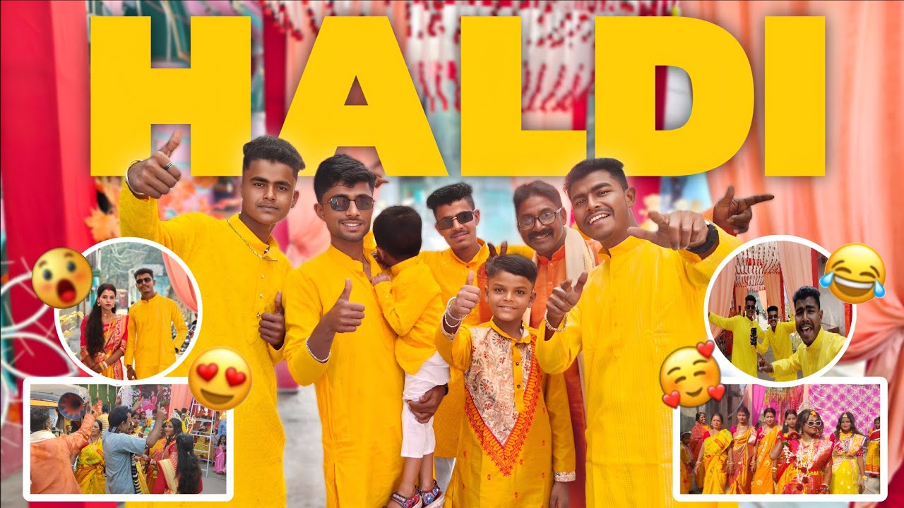 Haldi Ceremony Gone Crazy 😂💛 | Dance, Fun & Desi Vibes