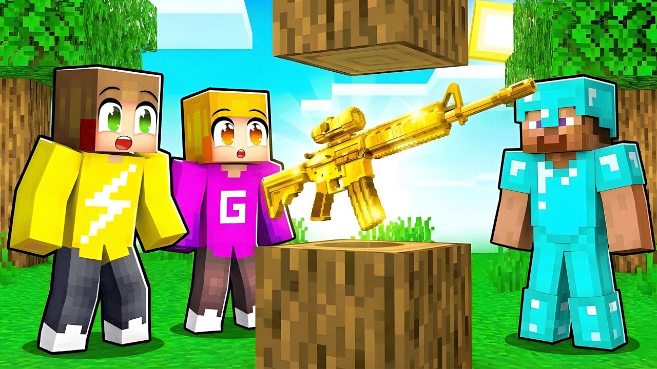 Drops Zijn WAPENS In Minecraft!