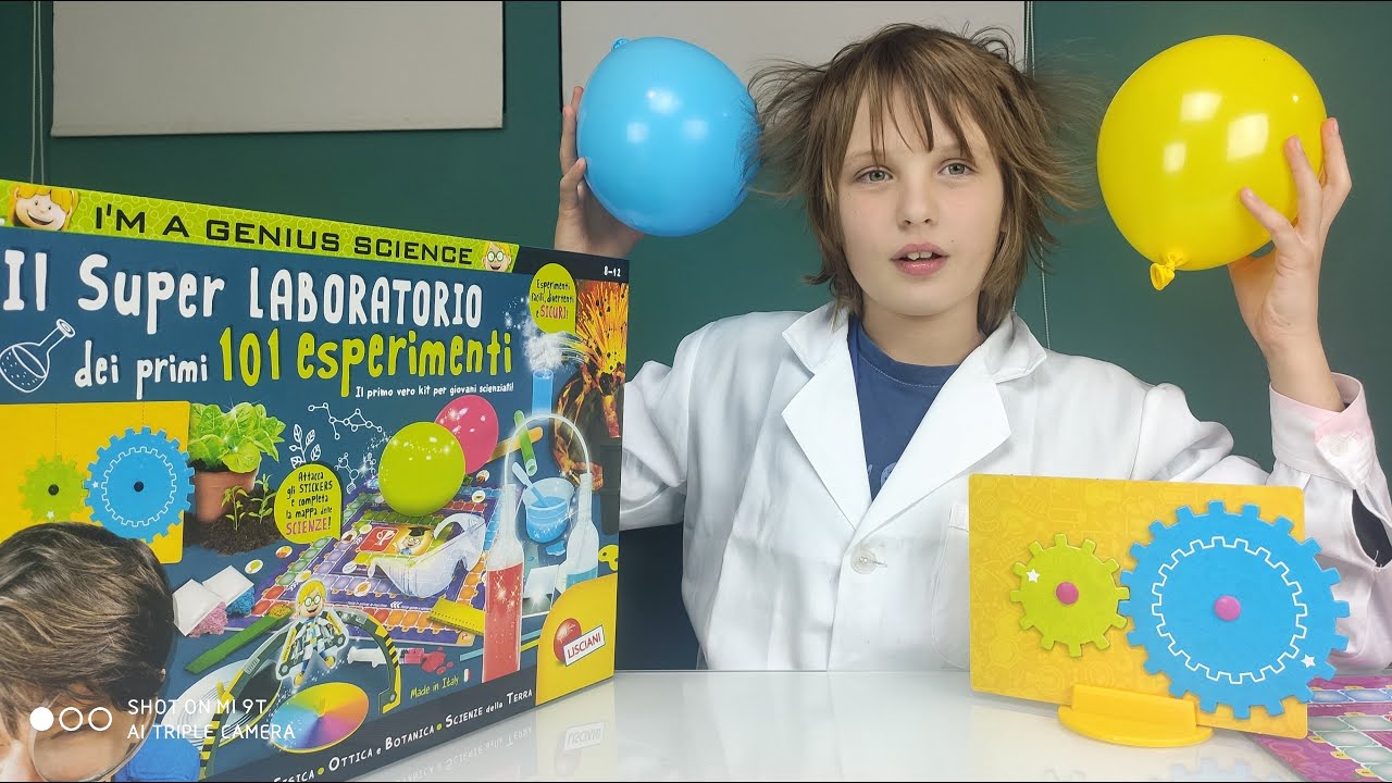 I'M A GENIUS IL SUPER LABORATORIO DEI PRIMI 101 ESPERIMENTI LISCIANI Canale Nikita Unboxing