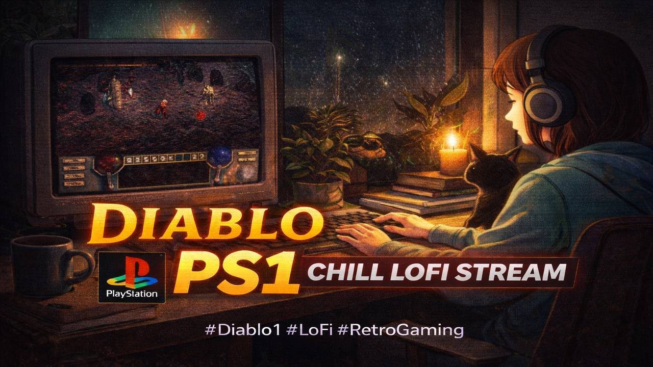 🎮 Diablo 1 (PS1) &ndash; Chill Lofi Retro Stream | Classic Dungeon Crawl