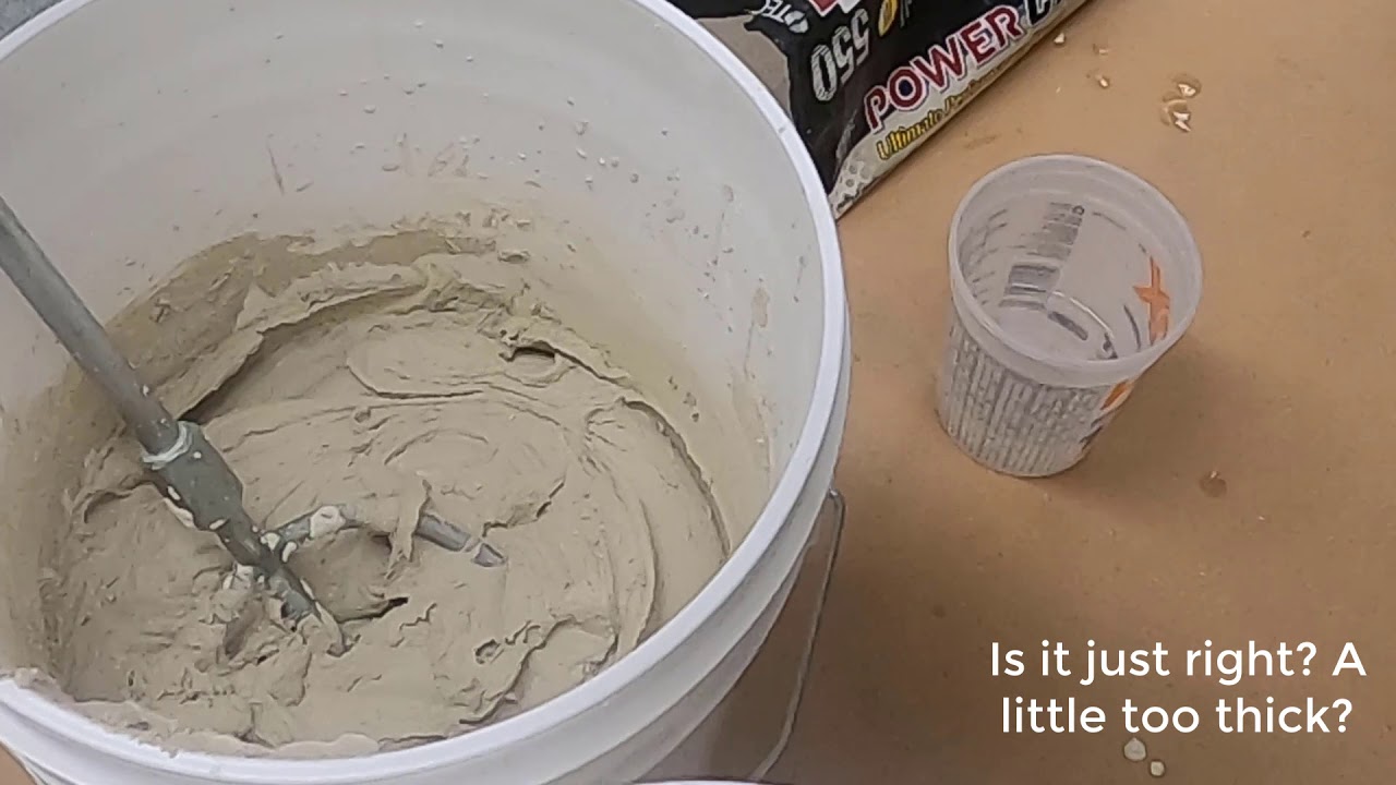 TEC Power Grout® Mixing