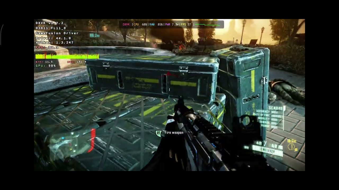 GameHub Crysis 2 Mali Gpu | Dimensity 8300 U | Test Gameplay Controller Bug 