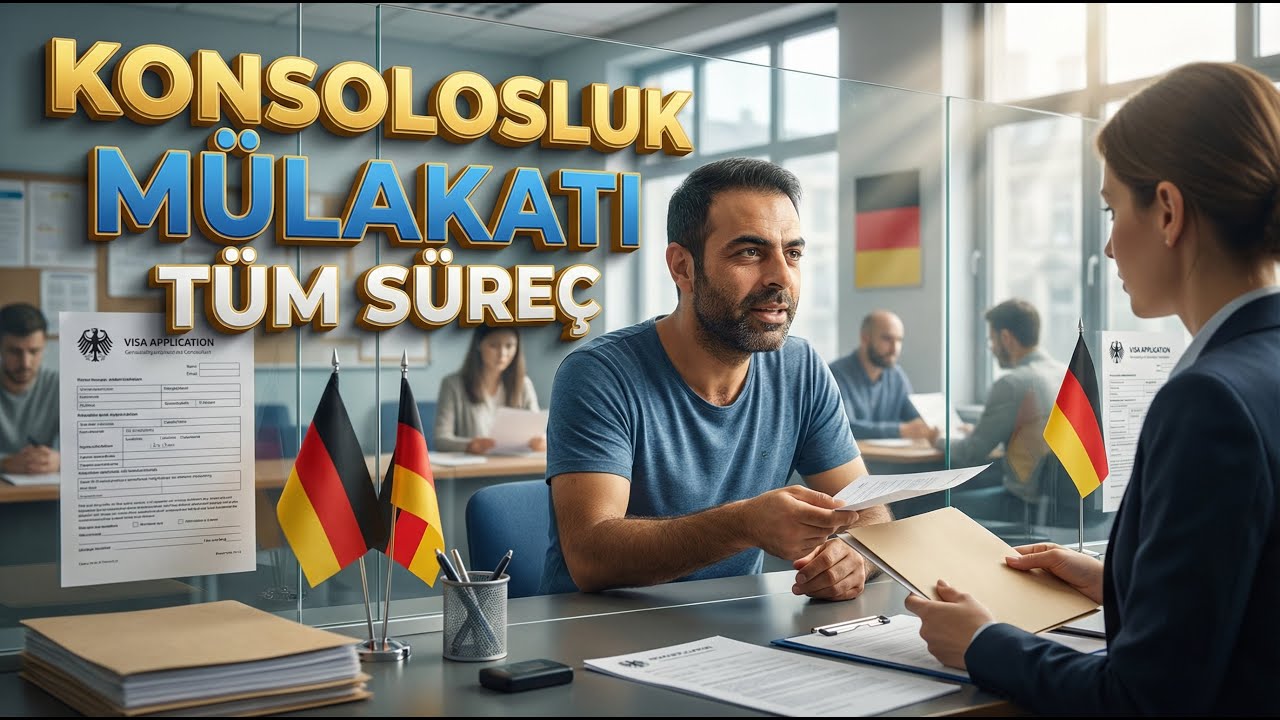 Almanya Aile Birleşimi Vizesi: Konsoloslukta 1 G&uuml;n | Girişten &Ccedil;ıkışa T&uuml;m S&uuml;re&ccedil;