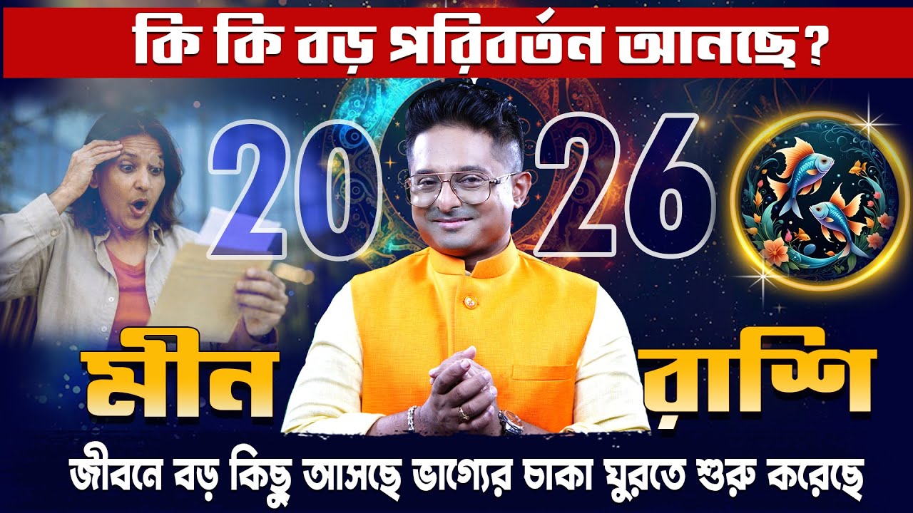 মীন রাশি ২০২৬ | Meen Rashi 2026 | Pisces Life Changing Year | Achariya Debdutta