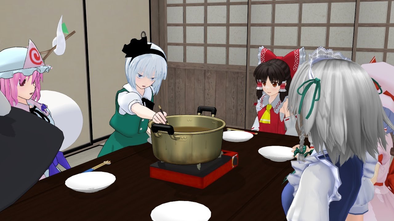 【東方MMD】「Demystify Feast」紙芝居もあるよ！【メタルアレンジ】