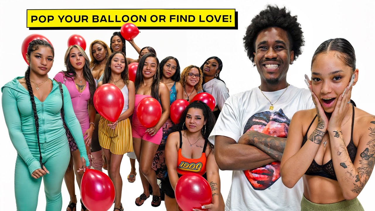 Pop The Least Attractive Persons Balloon Or Find Love! Ft. JessikaThePrankster