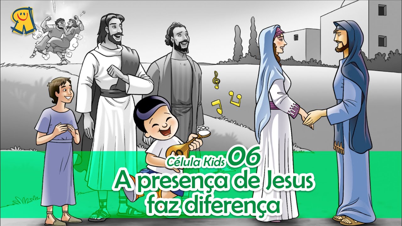 A presença de Jesus faz diferença! | #Lição 06 - Célula Kids Online