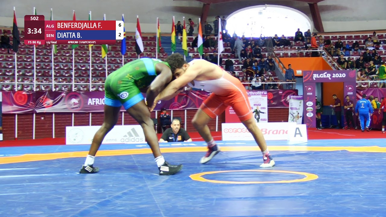 1/4 FS - 86 kg: F. BENFERDJALLA (ALG) v. B. DIATTA (SEN)