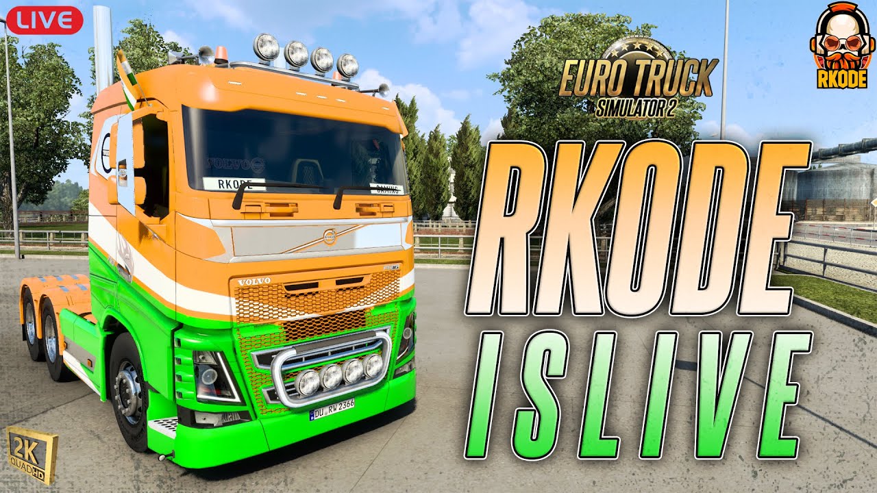 ETS2 Live | ProMods Convoy | Euro Truck Simulator 2 | Logitech G29 Gameplay | RKODE Gaming
