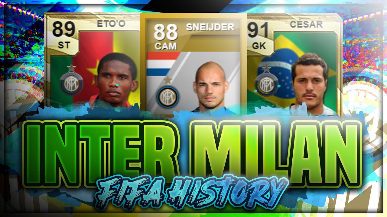 INTER MILAN FIFA ULTIMATE TEAM HISTORY!! FT. ETO, JULIO CESAR, SNEIJDER ETC... (FIFA 10-20)