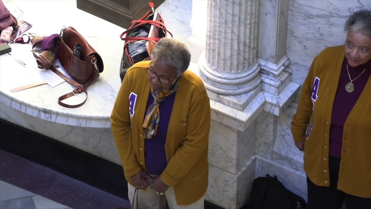 Samuel Brown reporting for ASU TV-13 / Purple & Gold Day