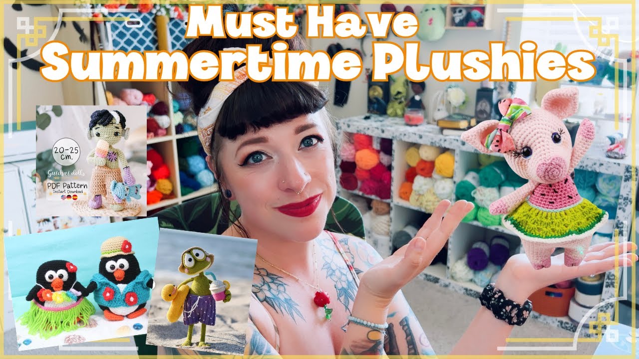 Summer Amigurumi Patterns ☀️ 13 Free & Premium Crochet Patterns