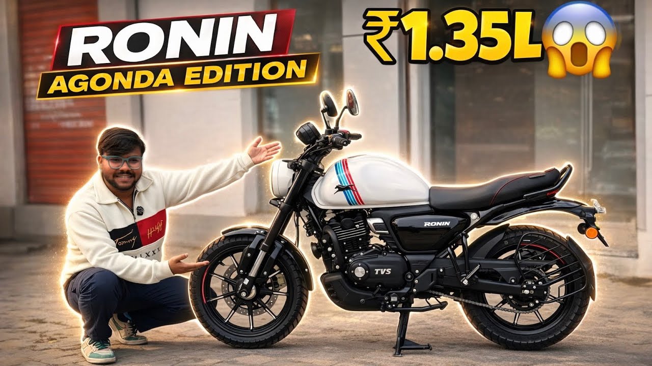 2026 New TVS Ronin Agonda Edition Model Detailed Review 