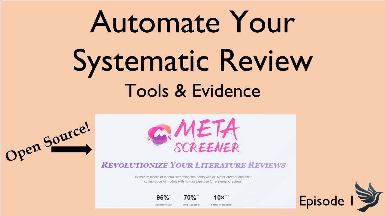 Automating Systematic Reviews: Tools & Evidence
