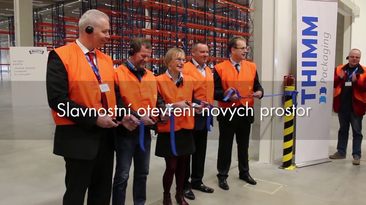 Slavnostn&iacute; otevřen&iacute; nov&eacute; v&yacute;robn&iacute; i skladovac&iacute; haly THIMM Packaging