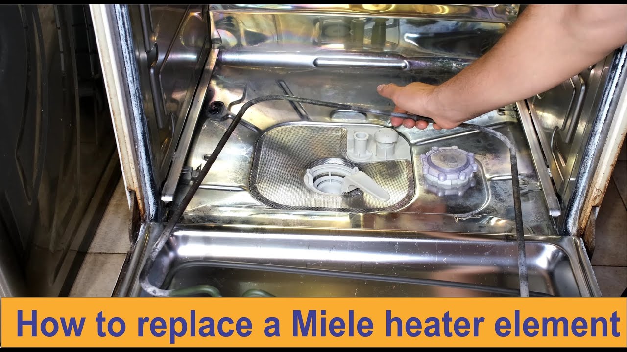 How to test and replace a Miele dishwasher heater element