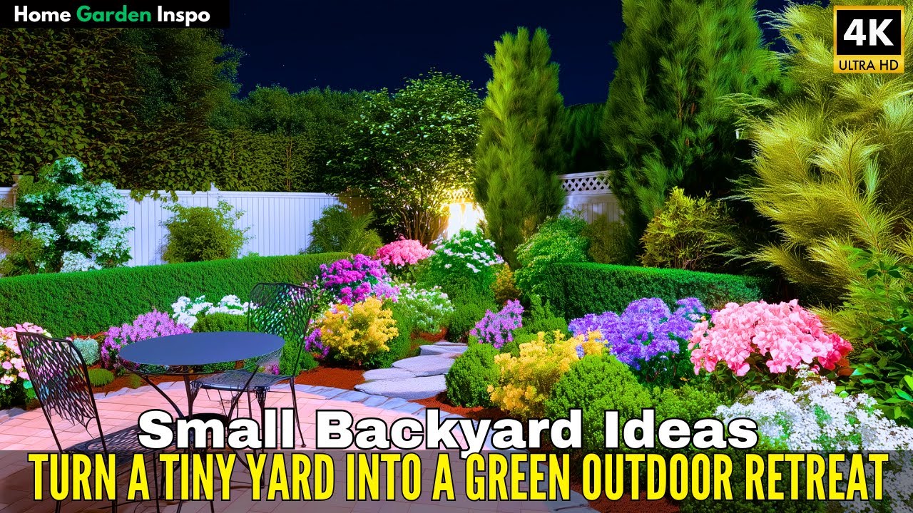 Small Backyard Garden Ideas: Turn a Tiny Yard into a Green Outdoor Retreat