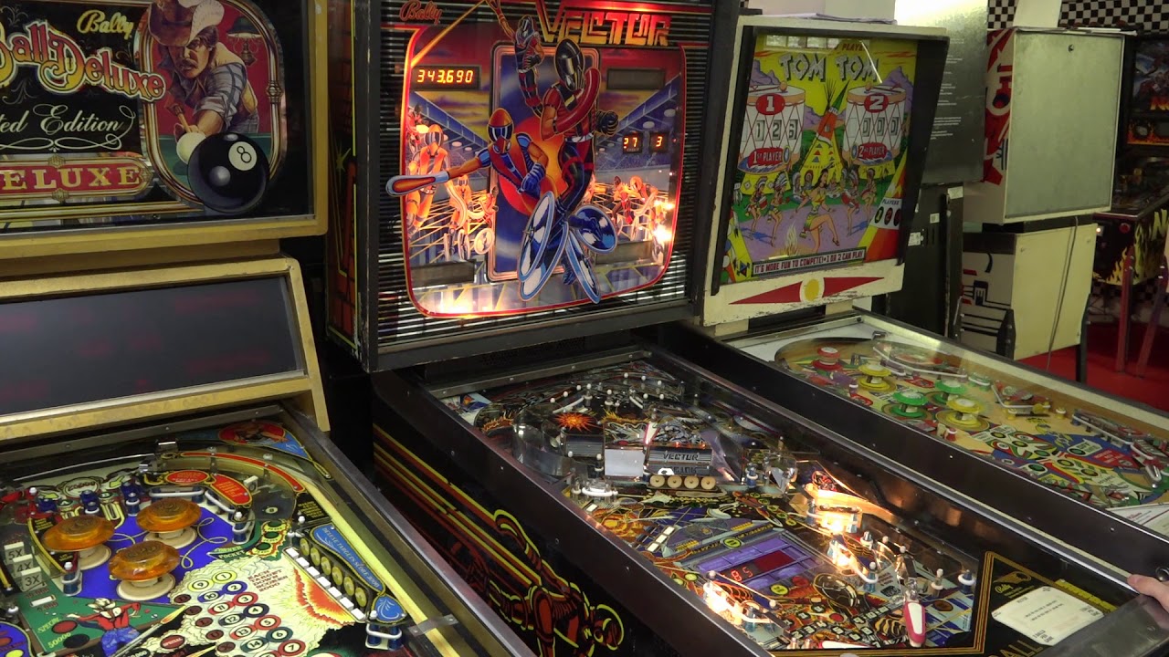 Vector (Bally, 1982) Flipper Pinball