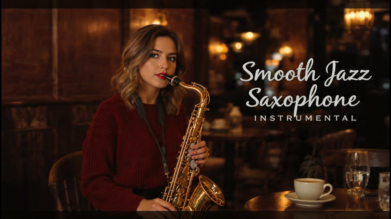 Smooth  Saxophone Jazz Music for Cafe, Study & Work 🎷 Sensual Jazz Music