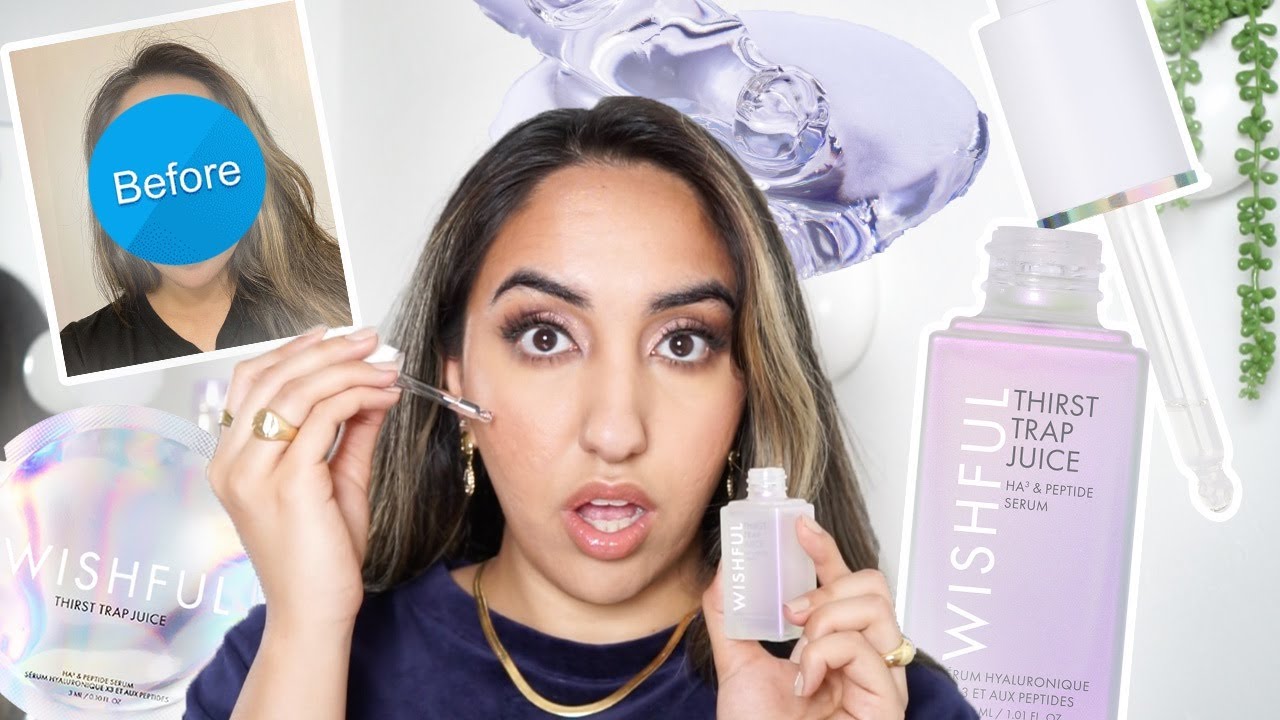 I Used the Huda Beauty Wishful Skin Thirst Trap Juice Serum for 7 days...