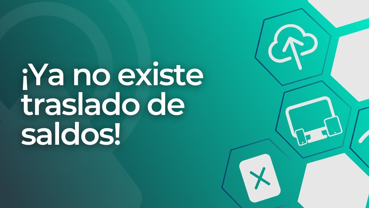 Ya no existe traslados de saldos