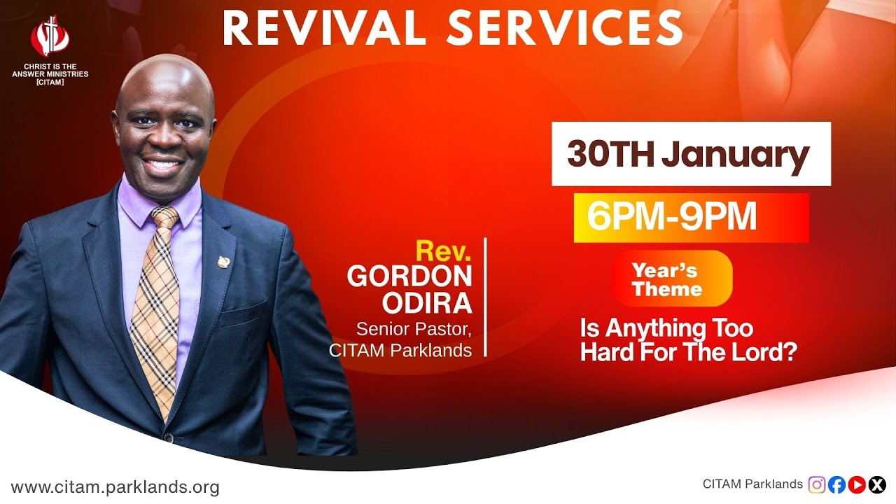 REVIVAL MEETING DAY 3 || FRIDAY 30TH JAN 2026 || REV. GORDON ODIRA