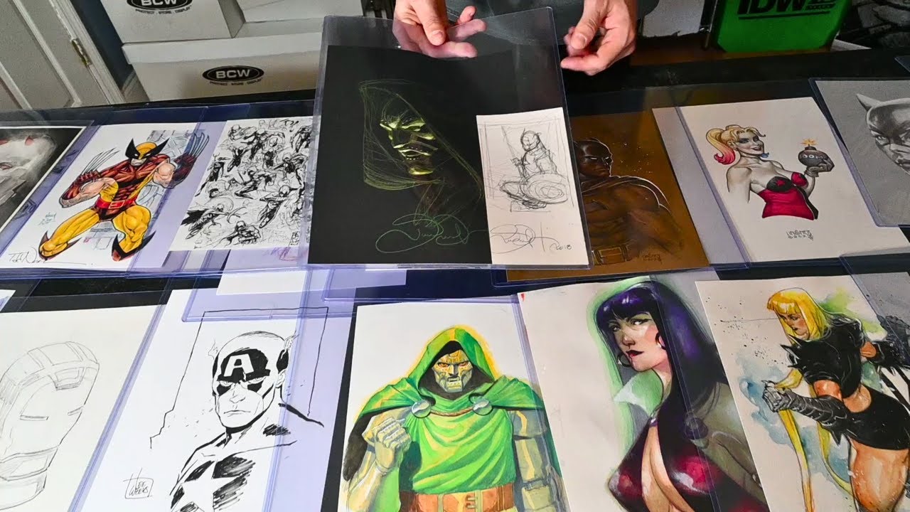 My Original Comic Book Art Collection | Three Years in the Making