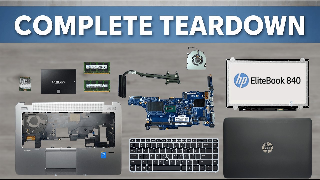 Полное руководство по разборке и ремонту HP EliteBook 840 G1/G2 — полное пошаговое решение!