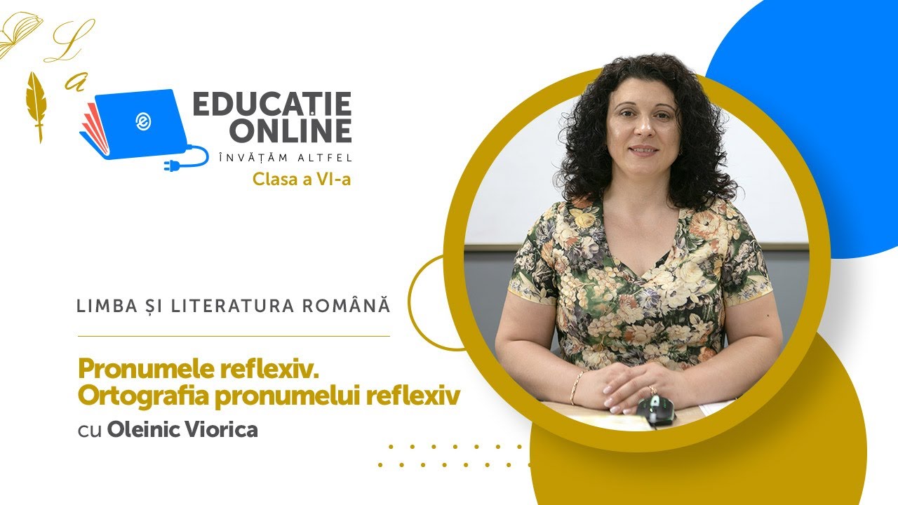 Limba și literatura română, Clasa a VI-a, Pronumele reflexiv. Ortografia pronumelui reflexiv