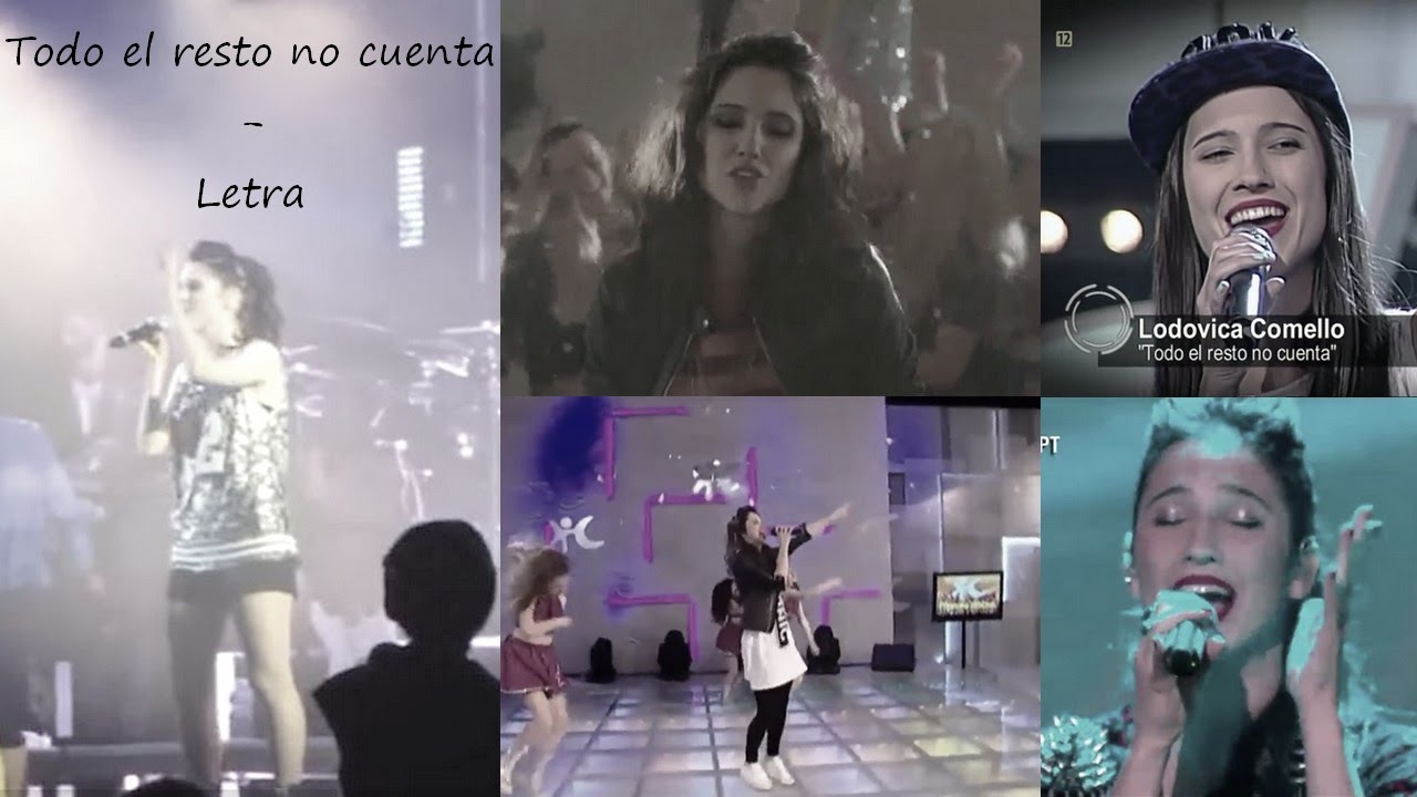 Todo el resto no cuenta - Lodovica Comello (letra)