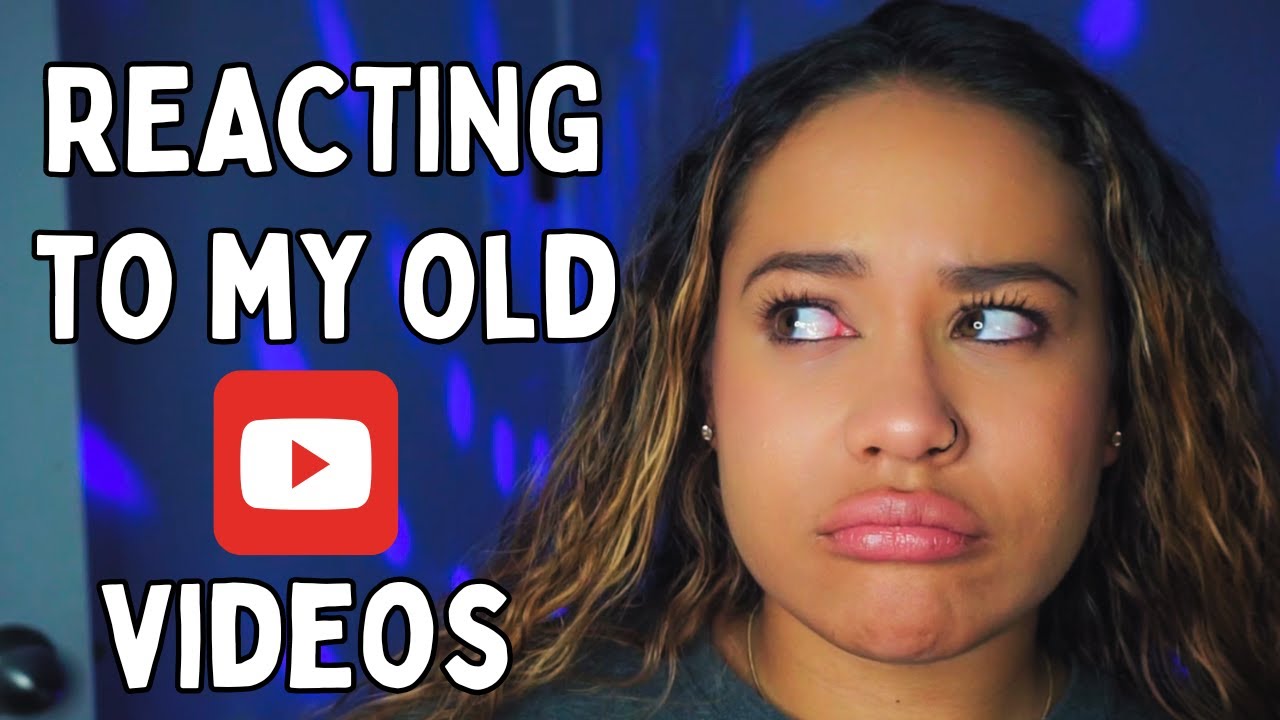 REACTING TO MY OLD YOUTUBE VIDEOS **EMBARRASSING** | nohealani olivia
