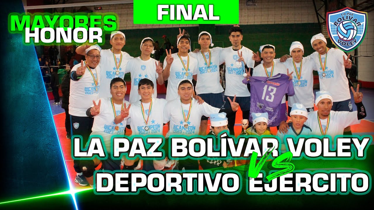 La Paz Bolívar Voley 🆚 Ejército | Final | Primera de Honor | Rama Masculina