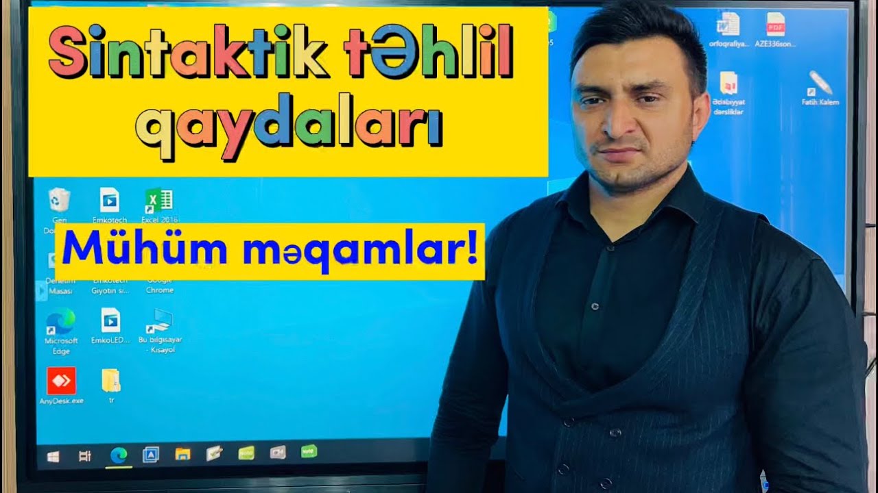 Sintaktik təhlilə dair mühüm qaydalar.😊 Rəşad Hümbətov (070-535-35-55)