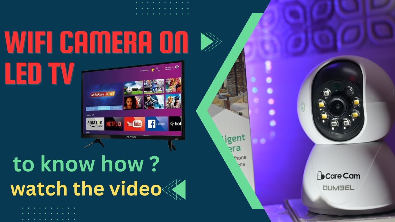 see wifi camera on tv/led with dvr/nvr on onvif protocol without wire qth camera!!