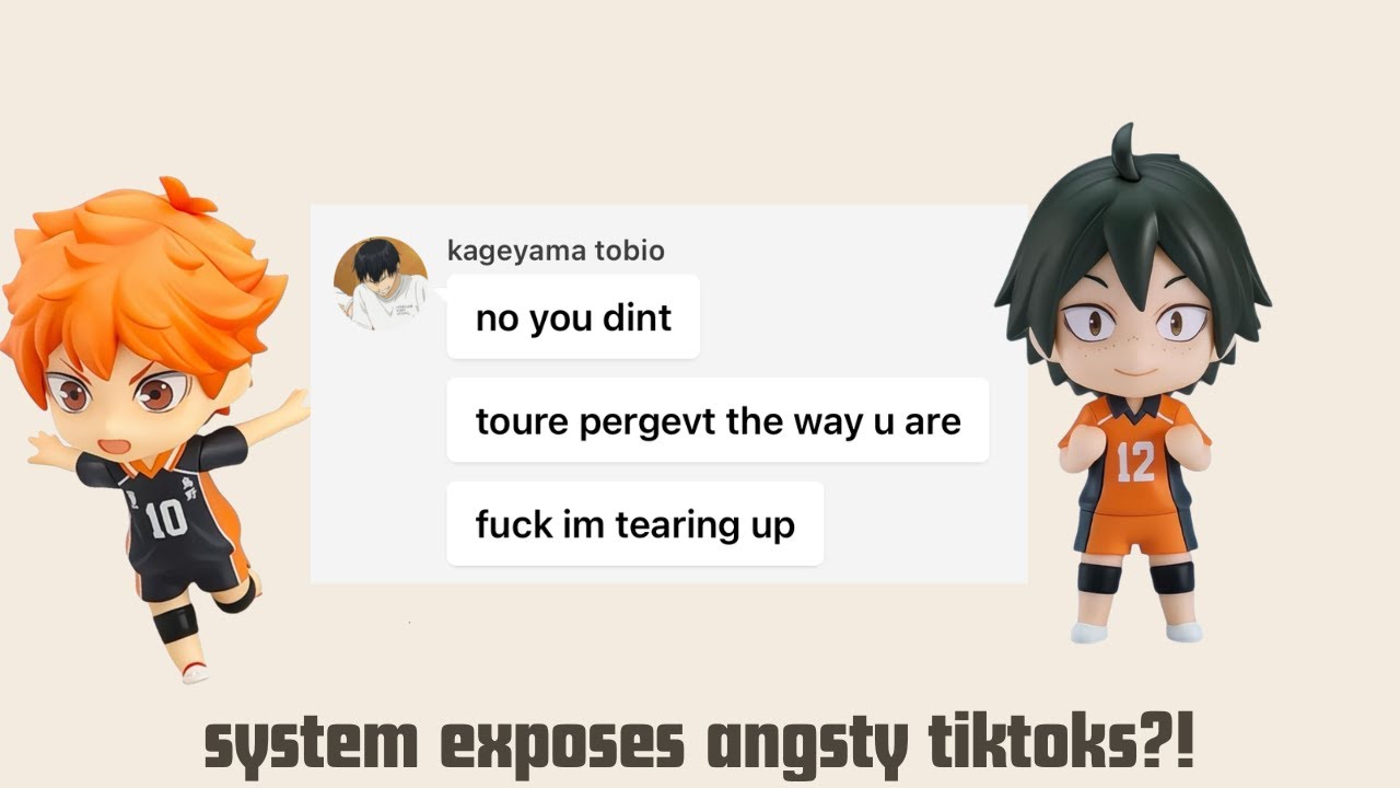 system exposes first years tiktoks?! [haikyuu text] ANGST WARNING! 