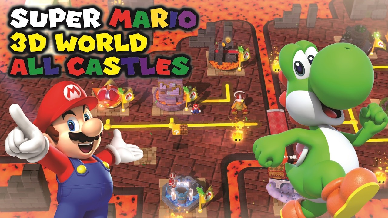 If Super Mario was ALL CASTLE LEVELS (Full Movie)