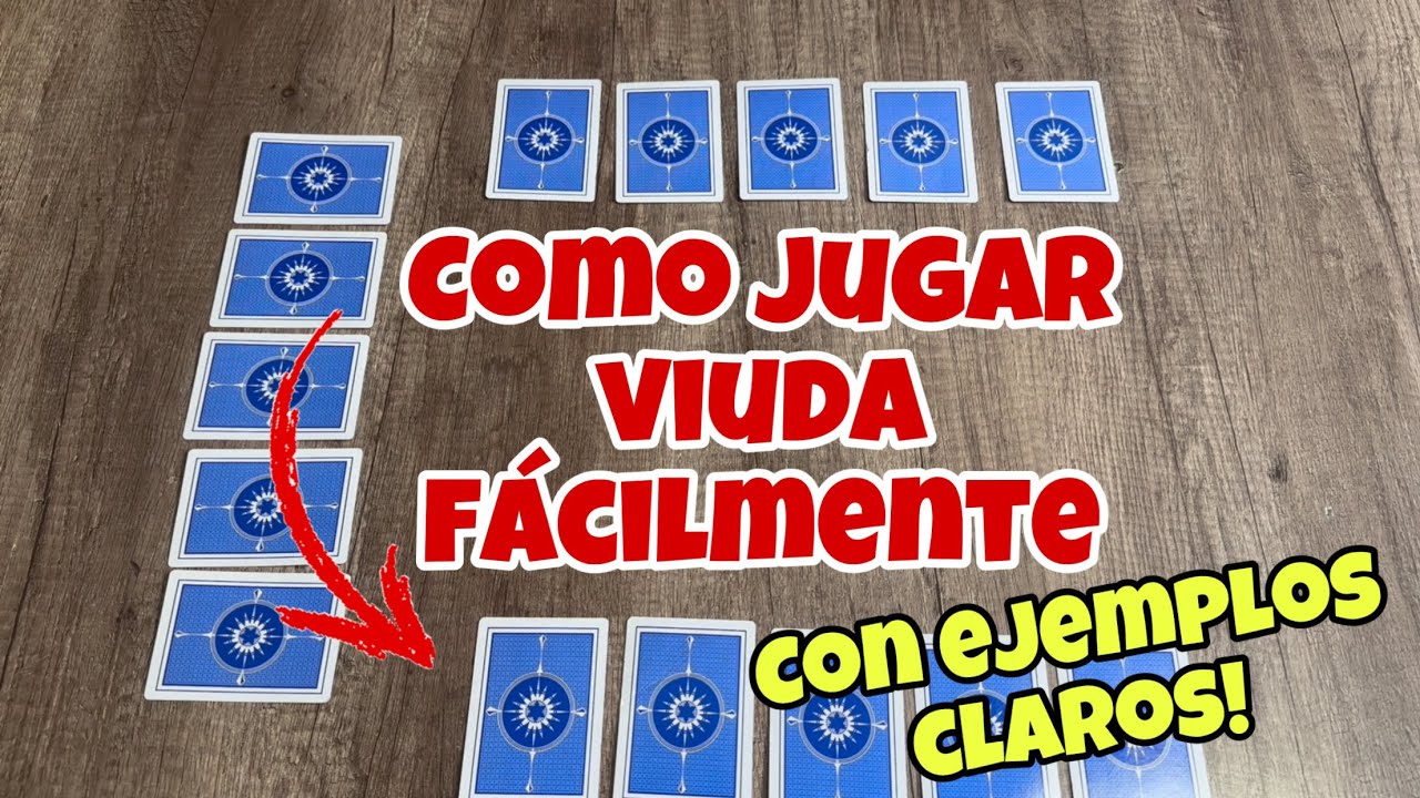 Juego de la viuda con cartas / como jugar viuda / como jugar poker / como jugar cartas / cartas