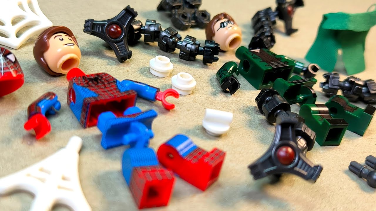 lego spider-man 2 | spider-man vs doctor octopus | minifigures lego unofficial
