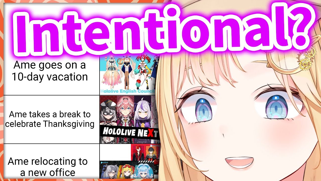Did Ame Intentionally take a Break during New Holo Members' Debut? 【Amelia Watson / HololiveEN】