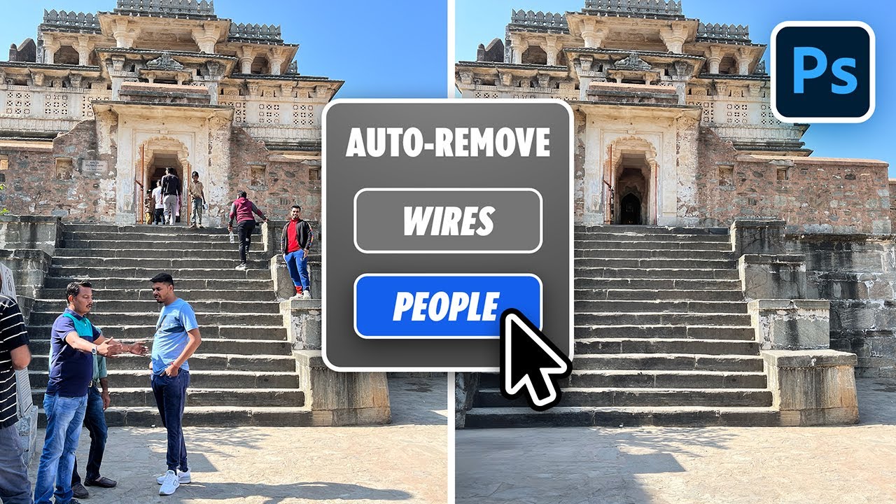 New Feature: Remove ALL Distractions in One Click! - Photoshop