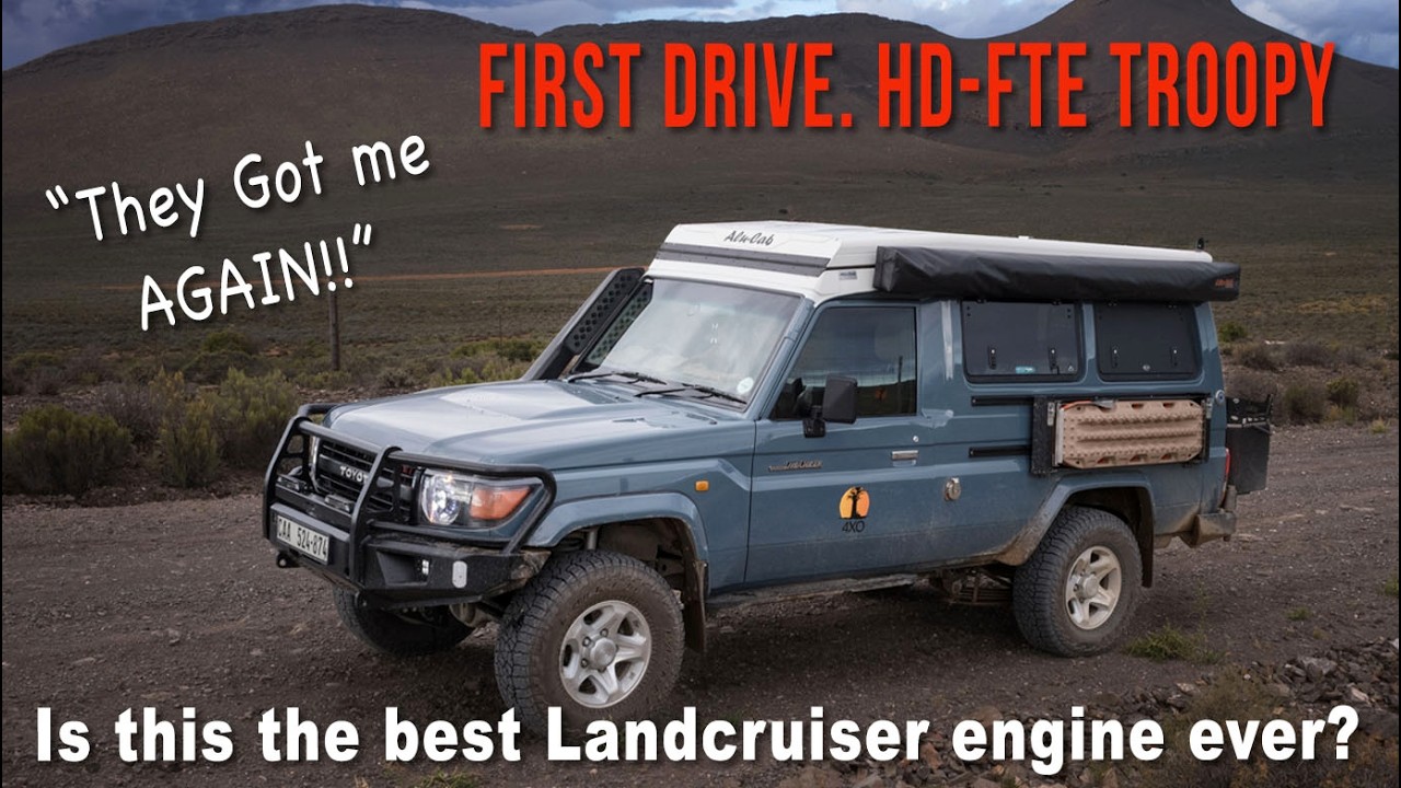 Я забираю свой Troopy с двигателем HD-FTE. Кейптаун, февраль 2026 г. @4xoverland