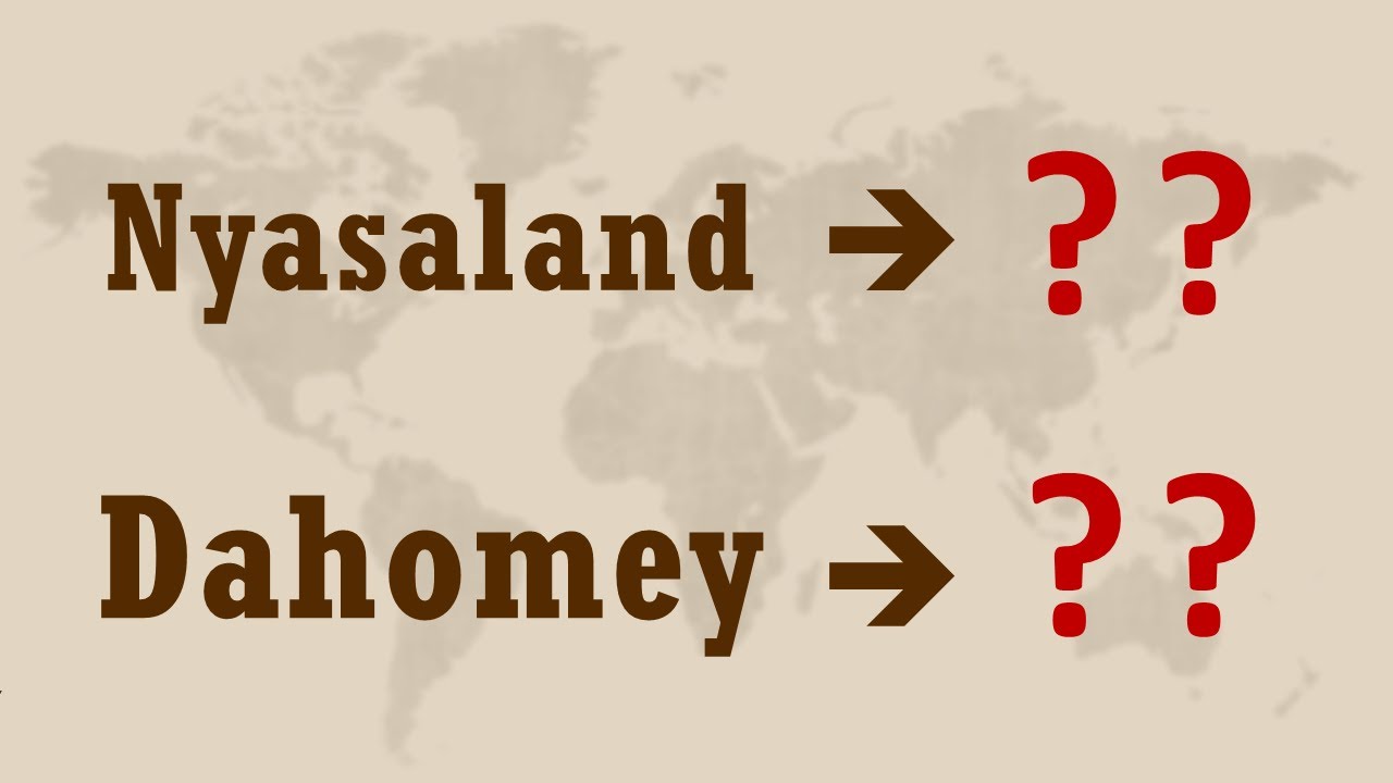 Countries That Changed Their Names Since 1945