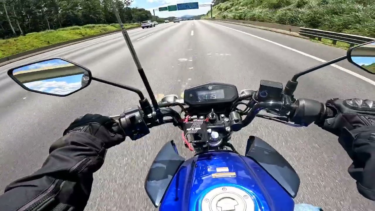 Enquanto a braba não chega, bora rodar de Factor 150 Dx! #Yamaha #estrada #rodar #ride #road 