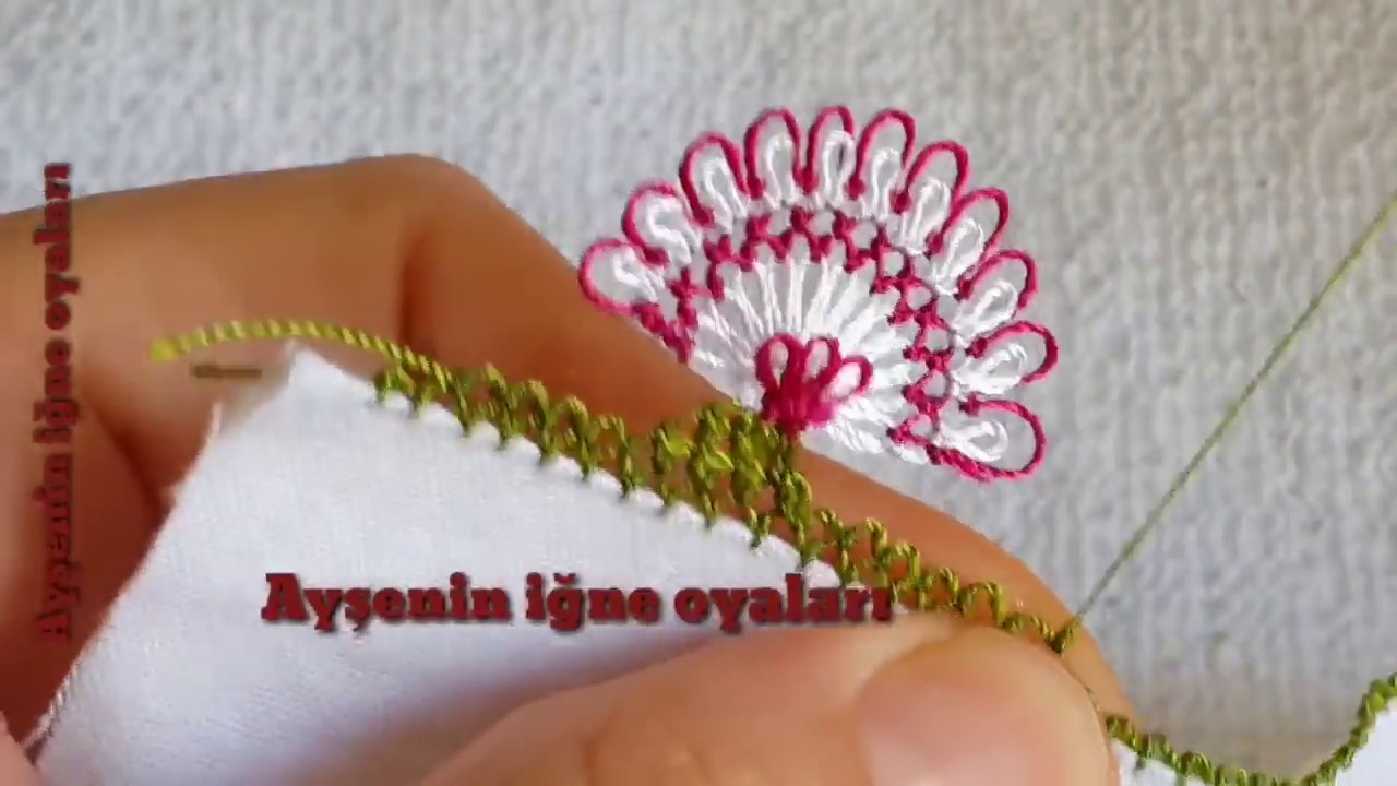 335.model Muhteşem bir model daha igne oyası modeli anlatımlı yapılışı  forget to like flower floo