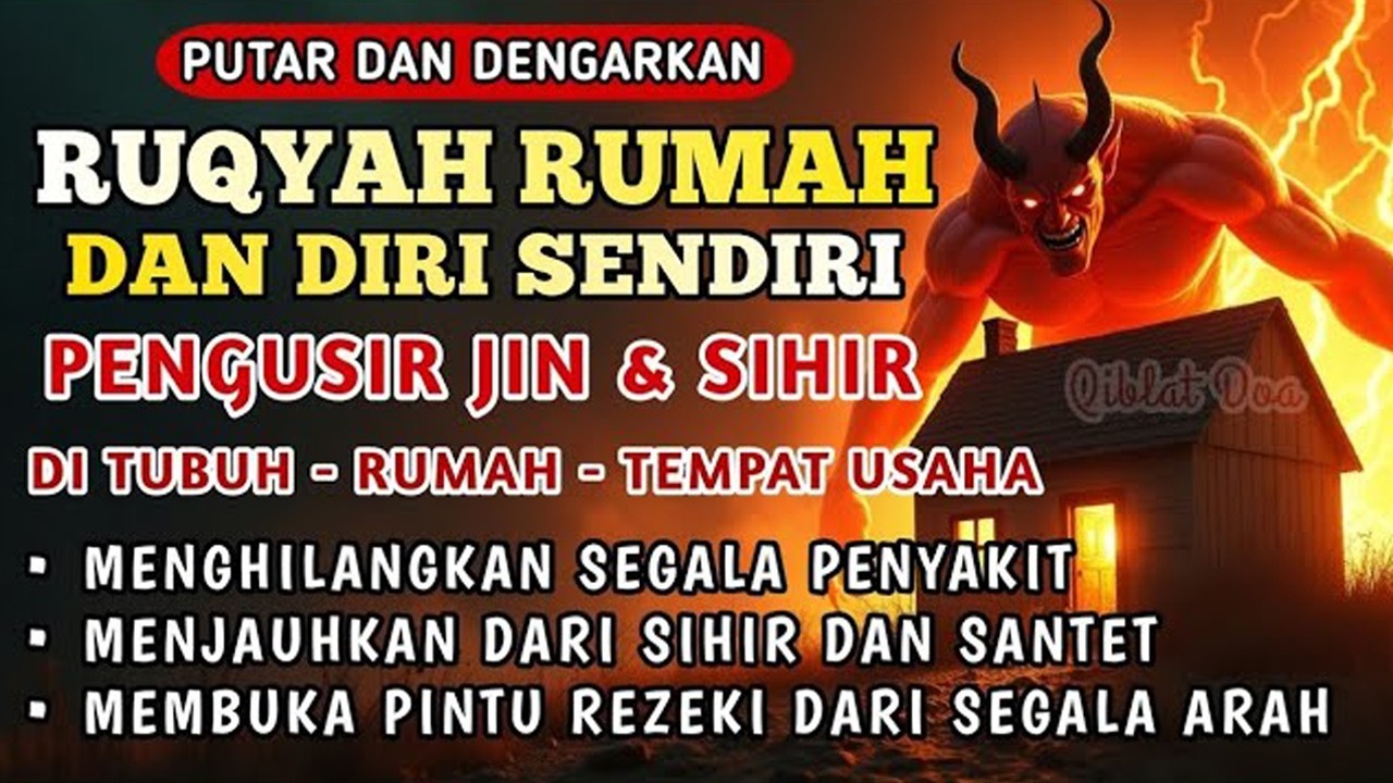 POWERFUL RUQYAH RUMAH PENGUSIR J!N & S!H1R DI RUMAH & TUBUH, PENENANG HATI & FIKIRAN | ALAA AQEL